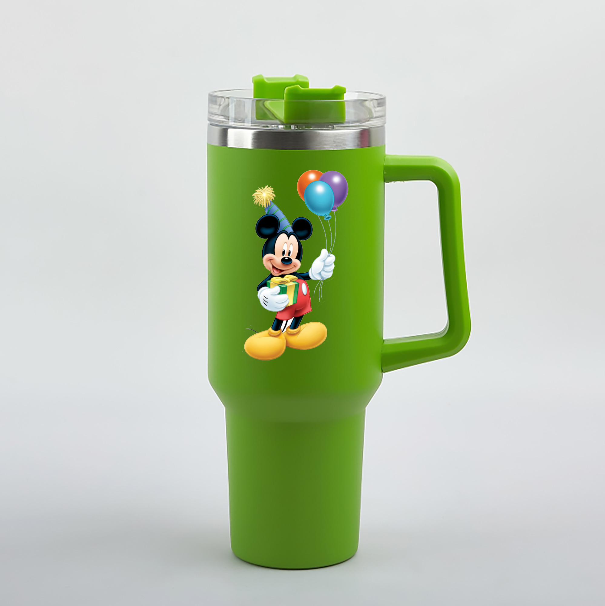 （画像用） ミッキーマウス Mickey Mouse 1200mL車用タンブラー（カラープリント）